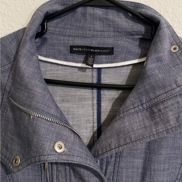 WHBM Denim Field Dark Rinse Jacket - Picture 3 of 3
